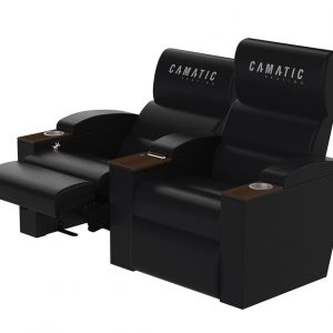 Valencia Front Pivot for comfort cinema seating-front iso view